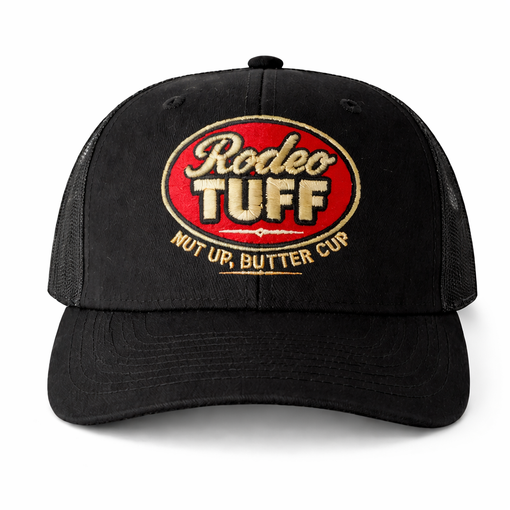 Rodeo Tuff Classic Trucker Hat - Black