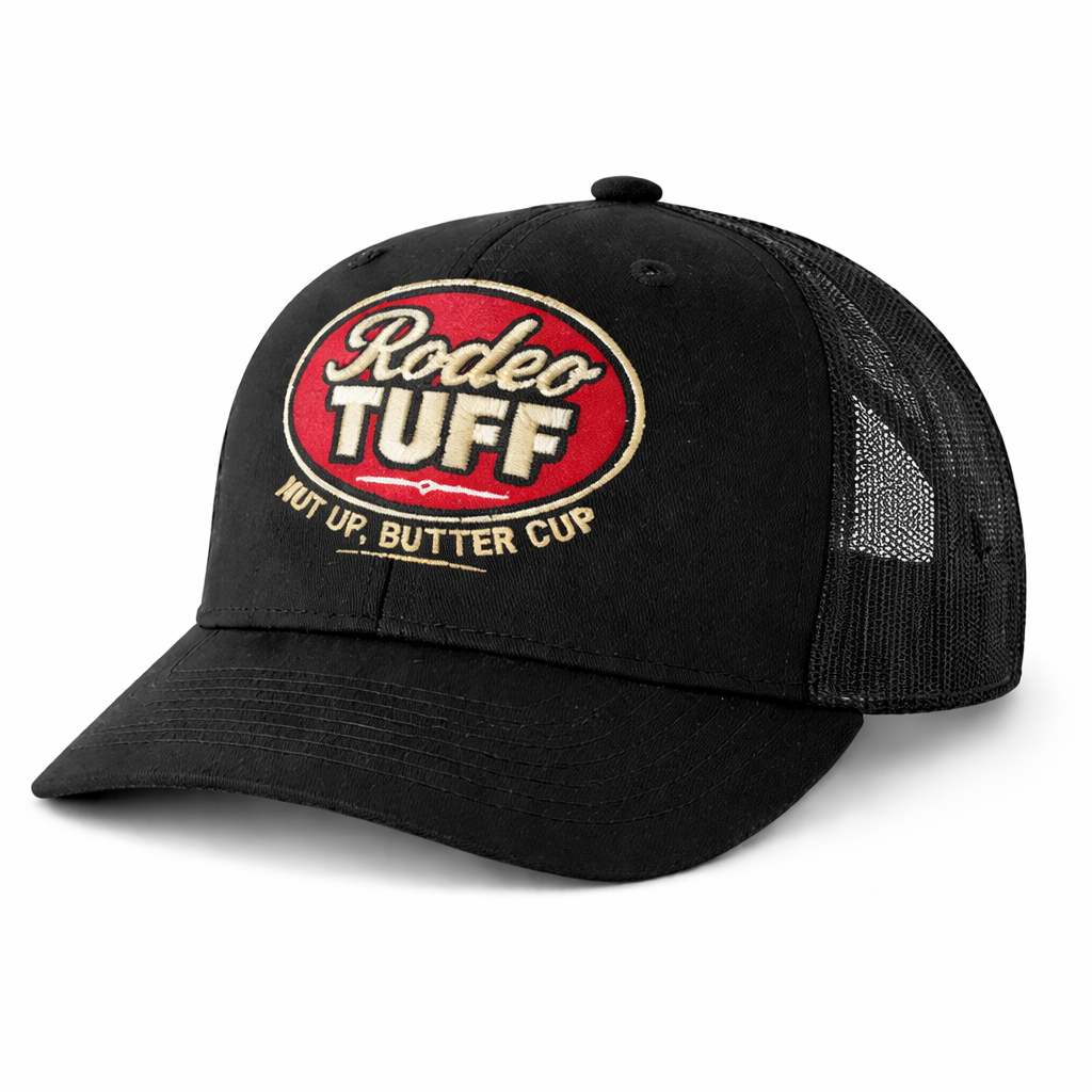 Rodeo Tuff Classic Trucker Hat - Black – Rodeo Tuff Clothing