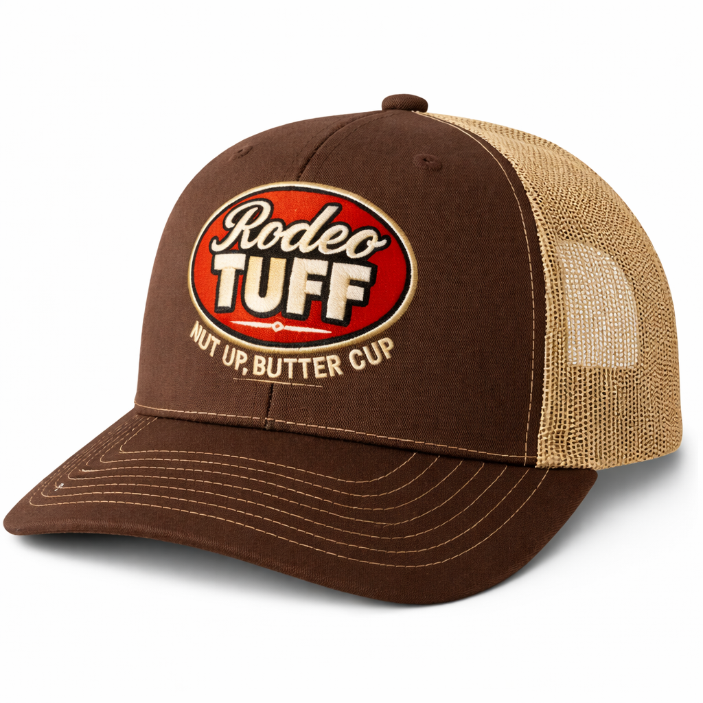 Tuff Rdro Rodeo Tuff Classic Trucker Hat - Brown/Dk Khaki – Rodeo Tuff Clothing