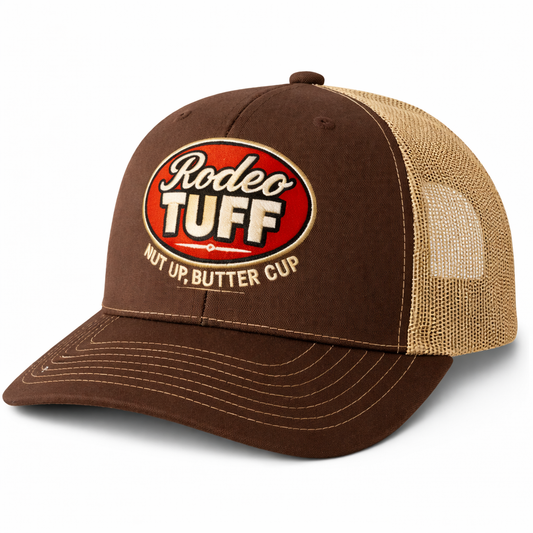 Rodeo Tuff Classic Trucker Hat - Brown/Dk Khaki