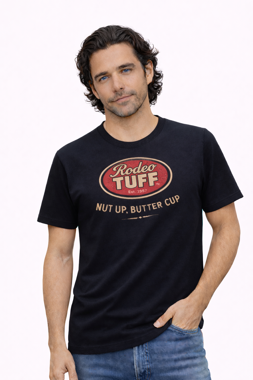 Rodeo Tuff Classic T-Shirt - Black