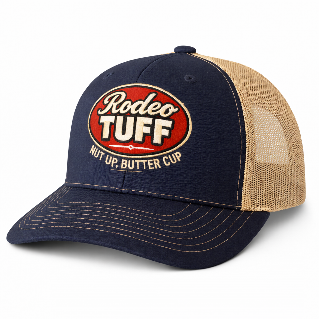 Rodeo Tuff Classic Trucker Hat - Navy/Dk Khaki