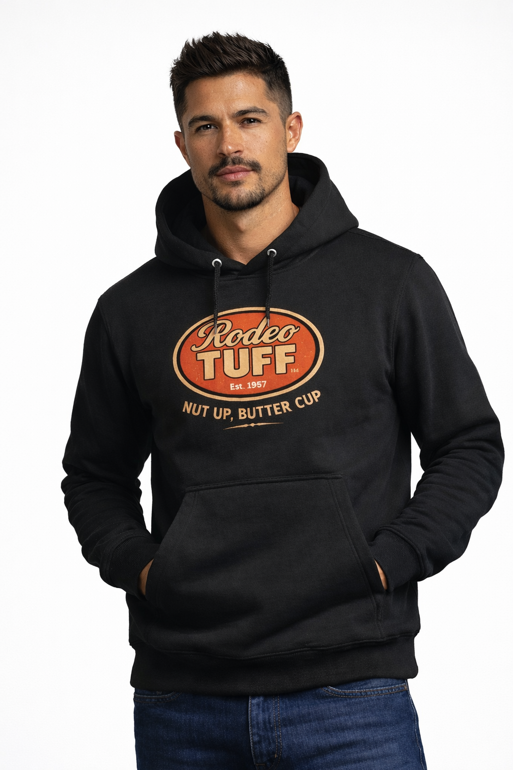 Rodeo Tuff Classic Hoodie - Black